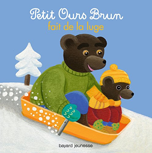 Petit Ours Brun fait de la luge