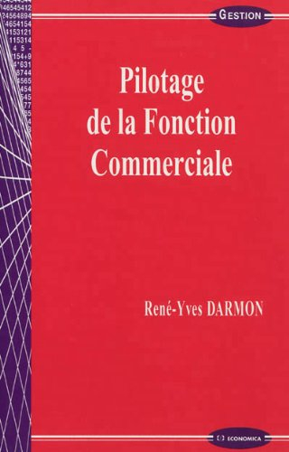 Pilotage de la fonction commerciale