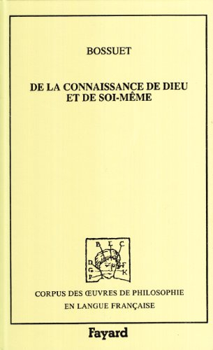 De la connaissance de Dieu et de soi-même : 1722