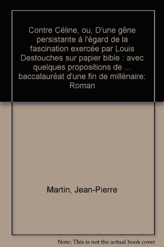 Contre Céline