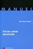 Droit des contrats administratifs