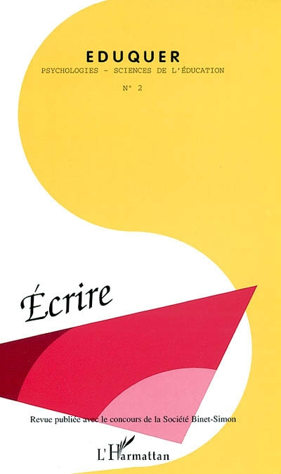 Eduquer, n° 2 (2002). Ecrire