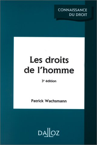 les droits de l'homme. 3ème édition
