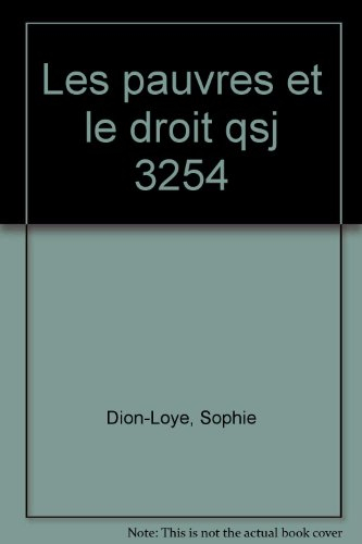 Les pauvres et le droit