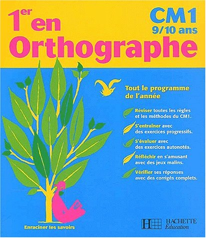 1er en orthographe, CM1