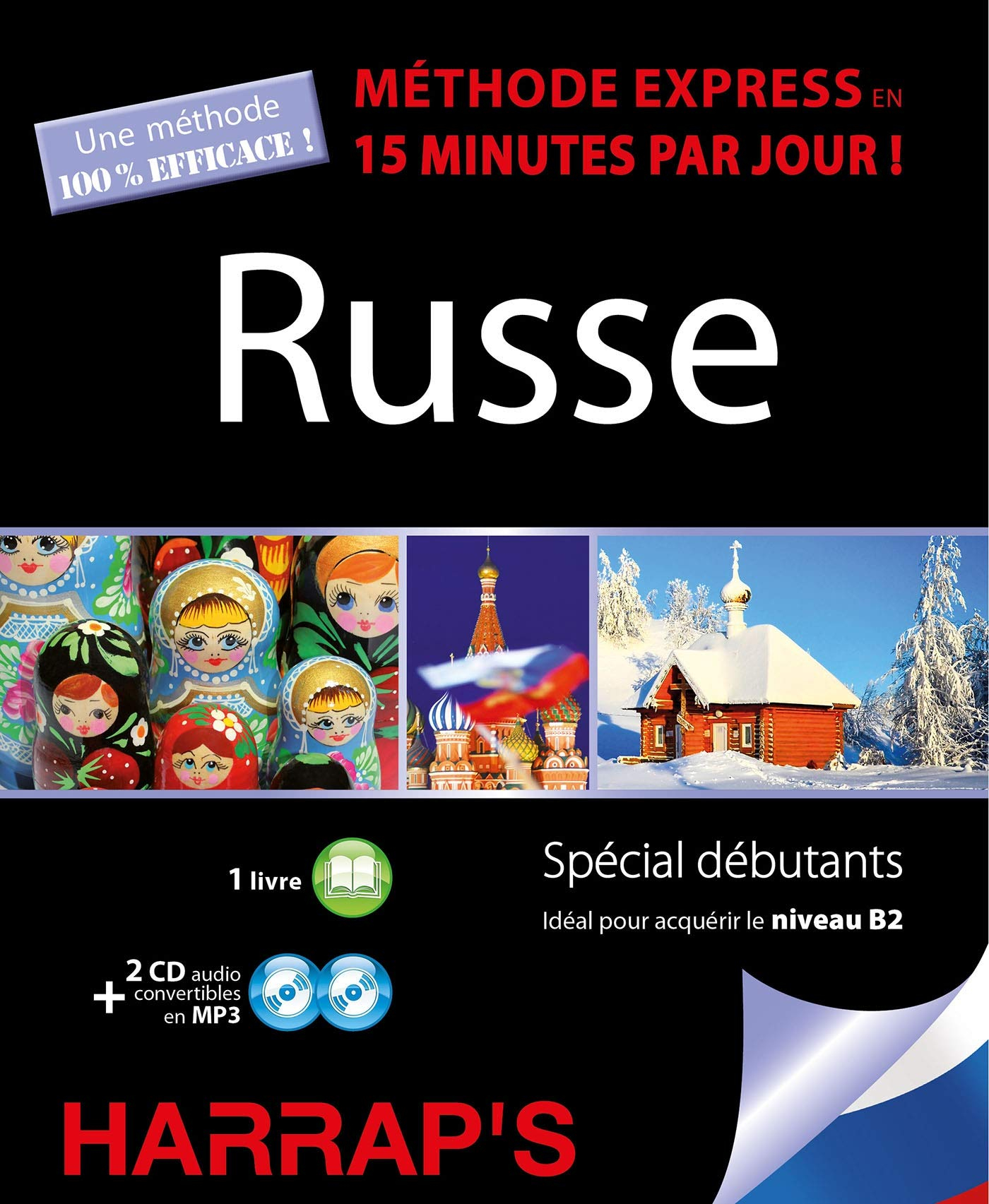 Russe, méthode express en 15 minutes par jour ! : spécial débutants : idéal pour acquérir le niveau 