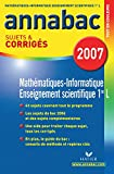 Annabac 2007 Maths-Informatique 1ère L  sujets et corrigés