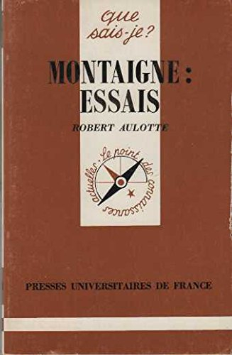 montaigne : "essais"