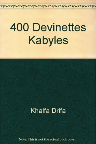 400 devinettes kabyles