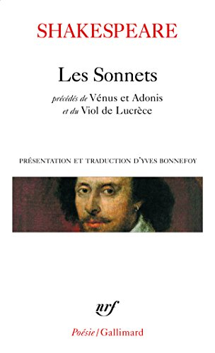 Les sonnets. Vénus et Adonis. Le viol de Lucrèce