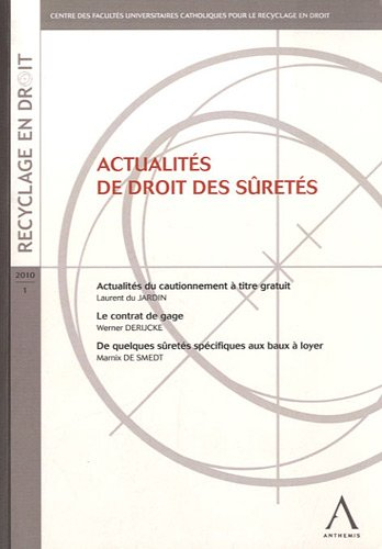 Actualités de droit des sûretés