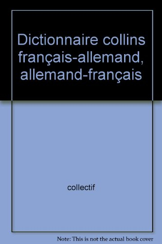 Dictionnaire français-allemand, allemand-français
