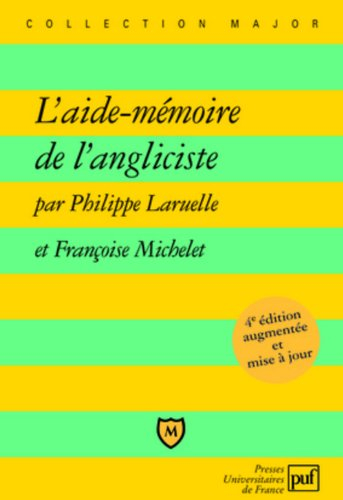 L'aide-mémoire de l'angliciste