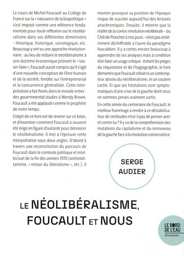 Le néolibéralisme, Foucault et nous