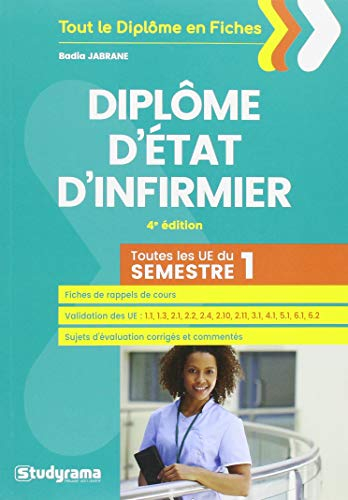 Diplôme d'Etat d'infirmier : toutes les UE du semestre 1
