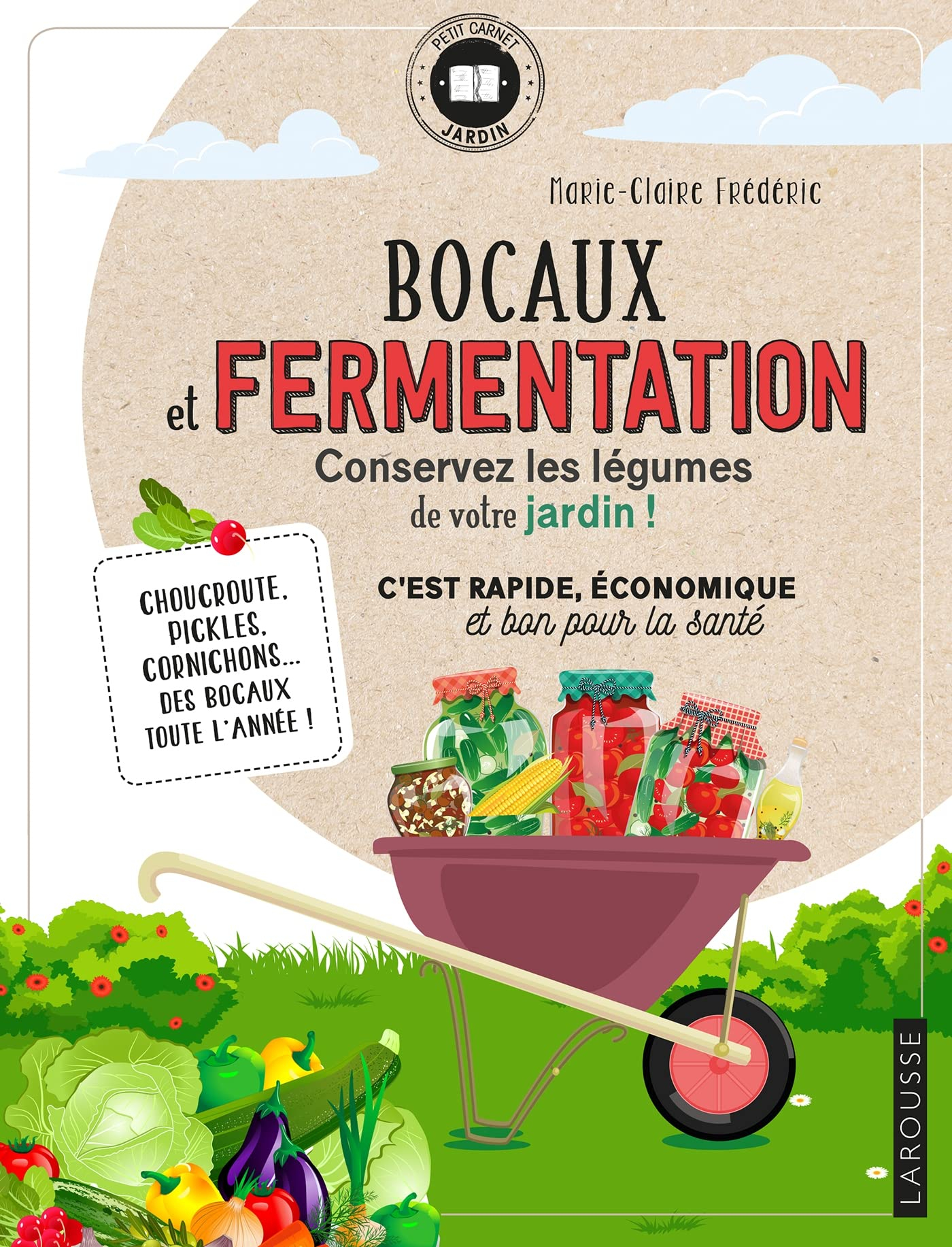 Bocaux et fermentation, conservez les légumes de votre jardin ! : c'est rapide, économique et bon po