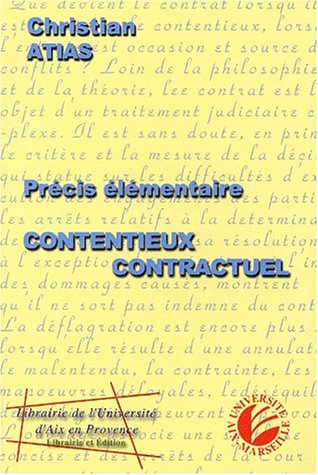 Précis élémentaire de contentieux contractuel