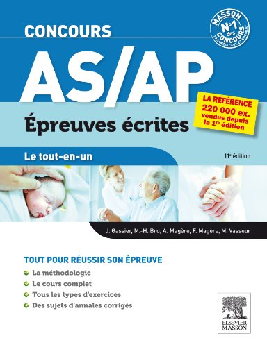 Concours AS-AP : épreuves écrites