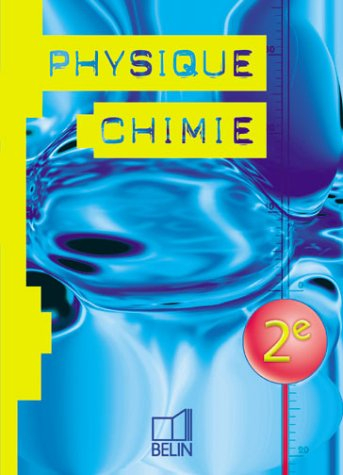 Physique chimie 2e