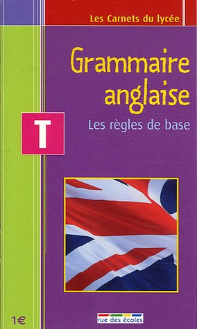 Grammaire anglaise terminale : les règles de base