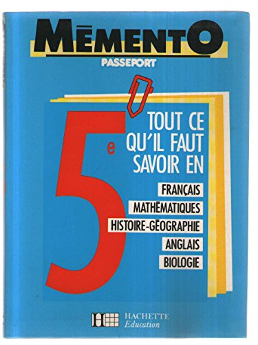 mémento passeport 5e...