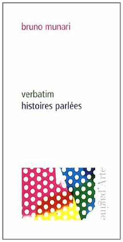 Verbatim : histoires parlées