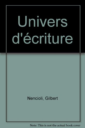 Univers d'écriture