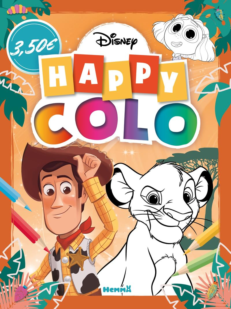 Disney : Happy colo (Woody et Simba)