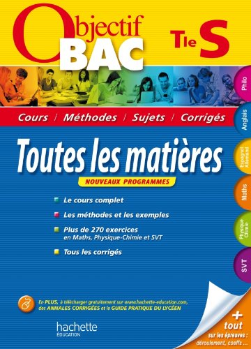 Toutes les matières, terminale S