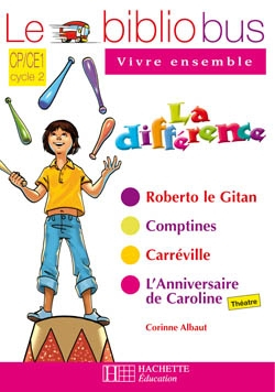 Le bibliobus vivre ensemble, CP-CE1, cycle 2 : la différence, cahier d'activités : parcours de lectu