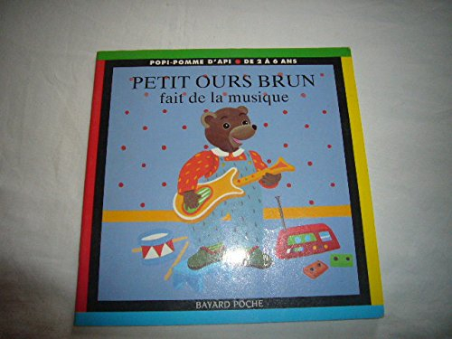 petit ours brun fait de la musique