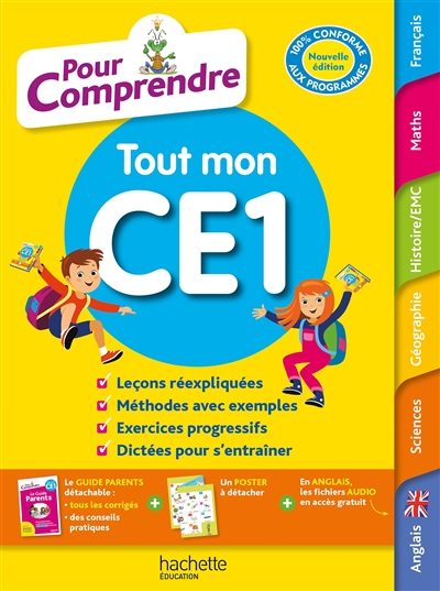 Pour comprendre tout mon CE1 : 100 % conforme aux programmes