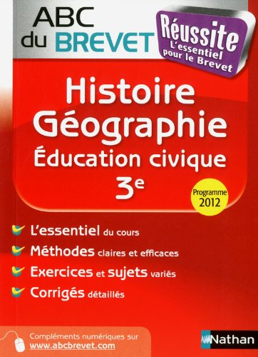 Histoire géographie, éducation civique 3e