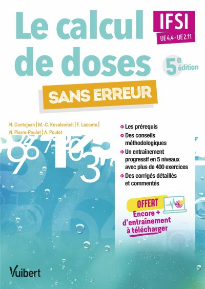 Le calcul de doses sans erreur : IFSI UE 4.4, UE 2.11