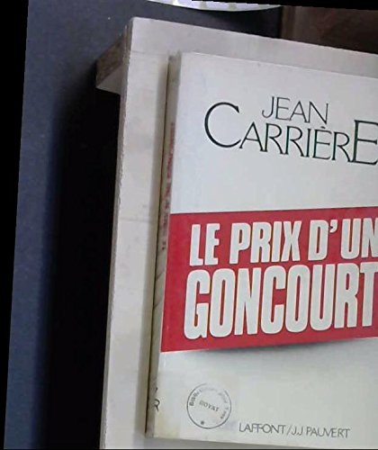 Le Prix d'un Goncourt