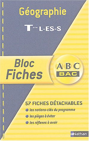 Géographie, terminales L, ES, S