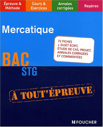 Mercatique, bac STG