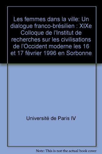 Les femmes dans la ville, un dialogue franco-brésilien