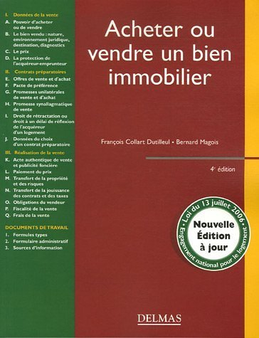 Acheter ou vendre un bien immobilier