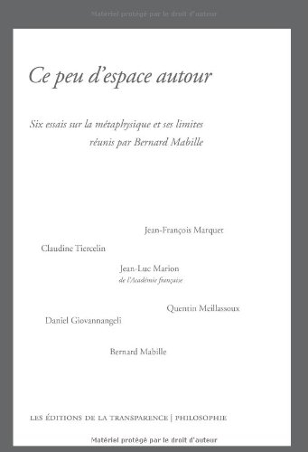 Ce peu d'espace autour : six essais sur la métaphysique et ses limites