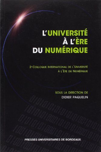 L'université à l'ère numérique