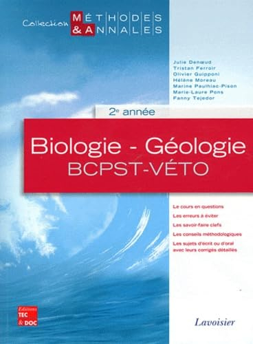 Biologie-géologie 2e année BCPST-Véto