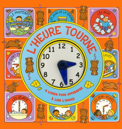 L'heure tourne : 8 livres pour apprendre à lire l'heure