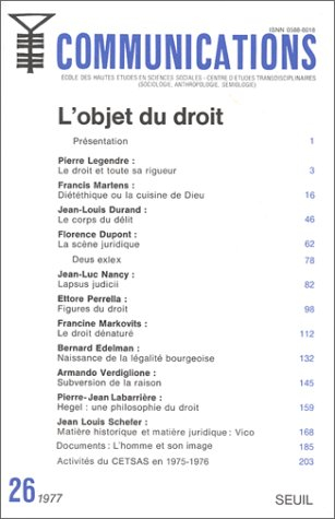 l'objet du droit