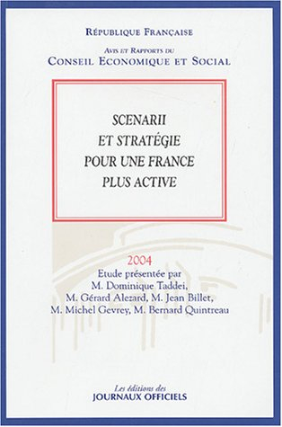 scenarii et stratégie pour une france plus active