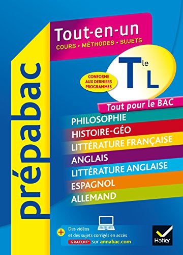 Tout-en-un terminale L : cours, méthodes, sujets : conforme aux derniers programmes