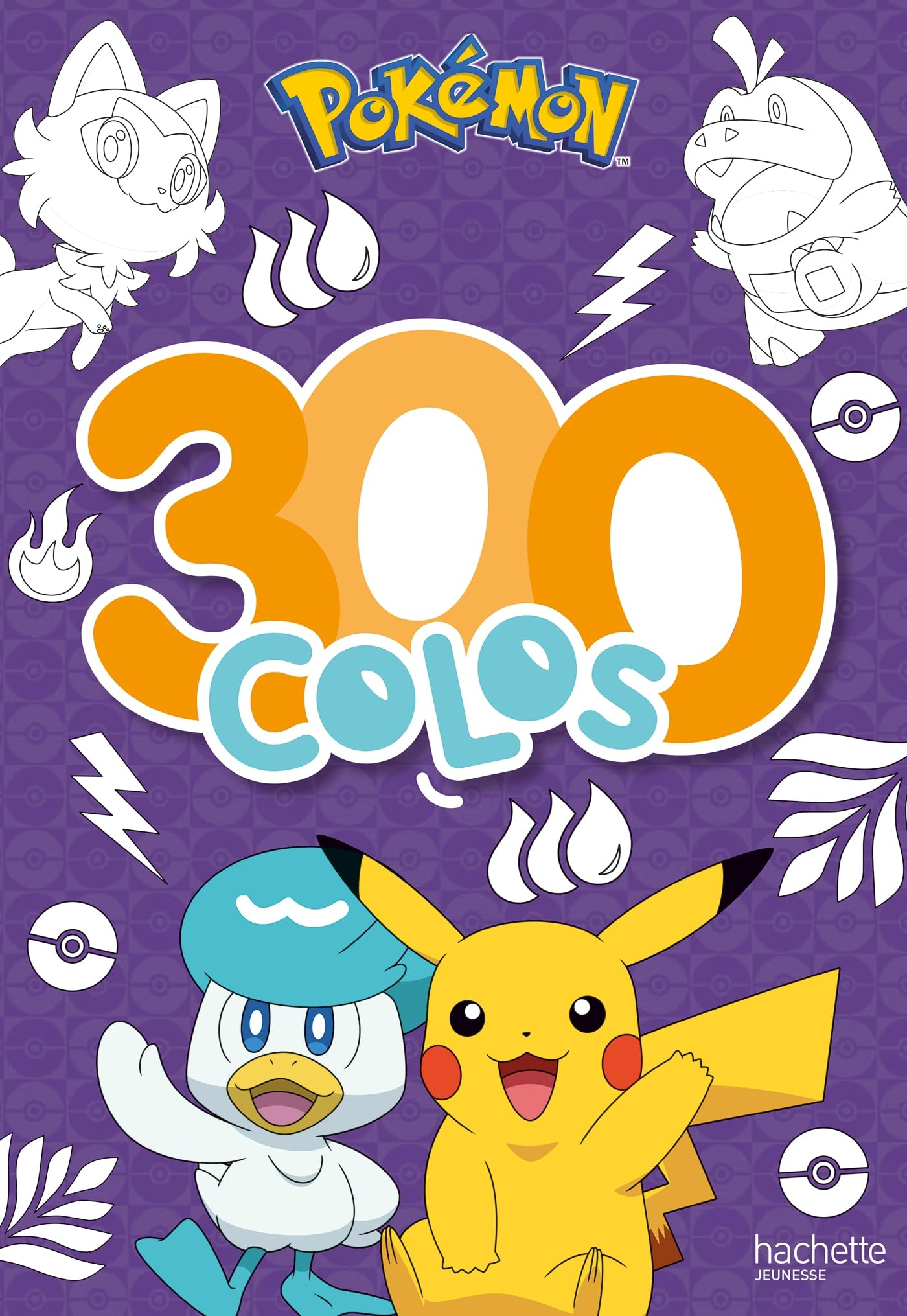 Pokémon : 300 colos : Livre de coloriages