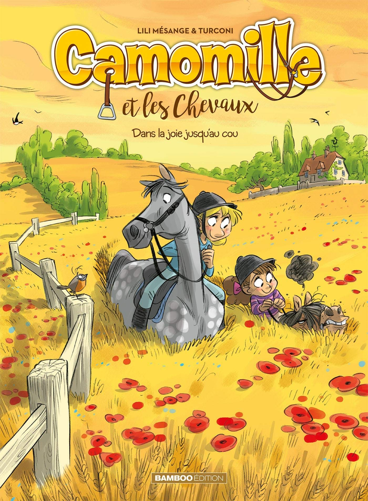 Camomille et les chevaux. Vol. 9. Dans la joie jusqu'au cou