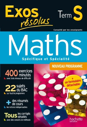 Maths spécifique et spécialité terminale S