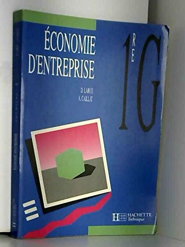 Economie d'entreprise 1re G